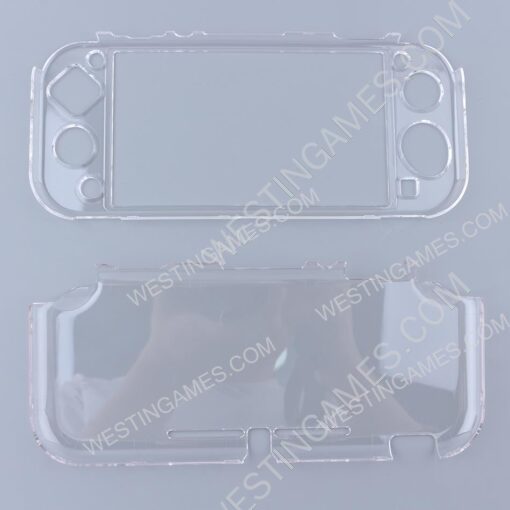 Dobe Complete Crystal Protective Cover Case for switch Lite Transparet Clear - Image 4