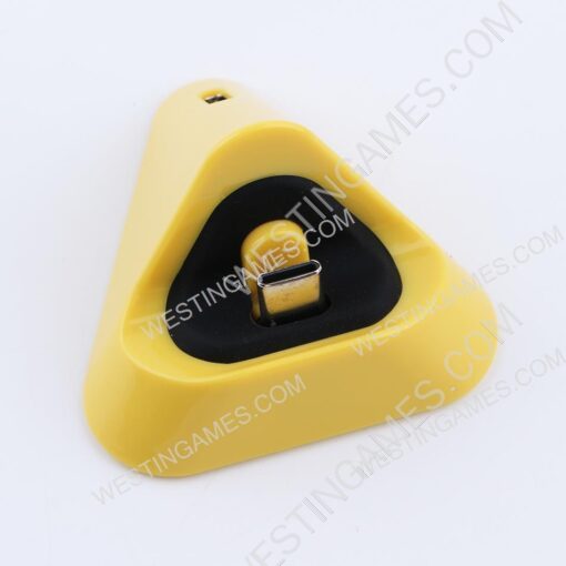 Mini USB Type-C Charging Dock Stand for Switch Lite Console - Yellow