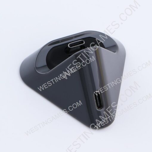 Mini USB Type-C Charging Dock Stand for Switch Lite Console - Grey - Image 2