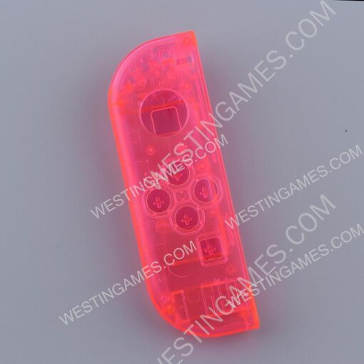 Replacement Left Joycon Housing Case for Switch - Transparent Pink