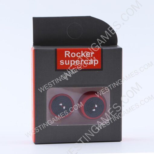 FPS Analog Extenders Rocker Supercap Thumbsticks with Grip for PS4 Controller - Spider-Man
