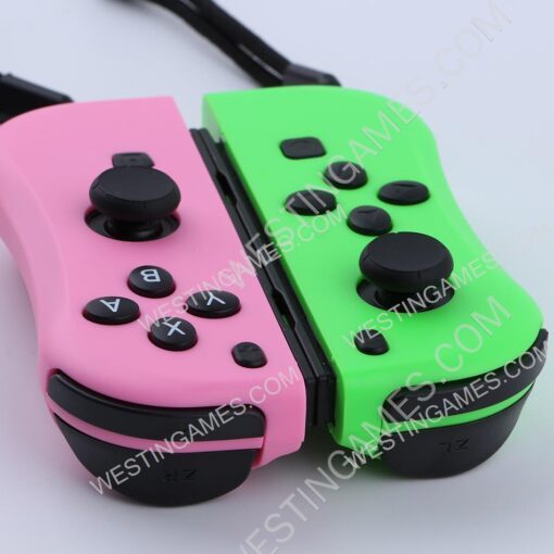 New Design Left and Right Wireless Joycon Controller for Switch Console Green and Pink - Image 5