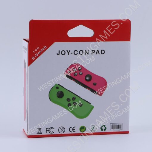 New Design Left and Right Wireless Joycon Controller for Switch Console Green and Pink - Image 9