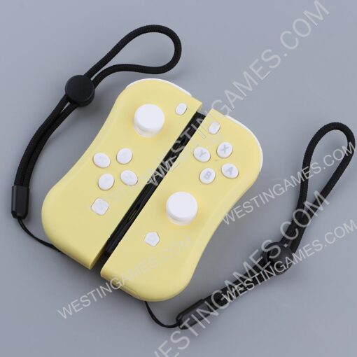 New Design Left and Right Wireless Joycon Controller for Switch Yellow - Image 3