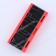 6 Slots Game Card Cartridge Push Card Case Storage Box for NS Switch Red-Black 03
