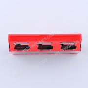 6 Slots Game Card Cartridge Push Card Case Storage Box for NS Switch Red-Black 04