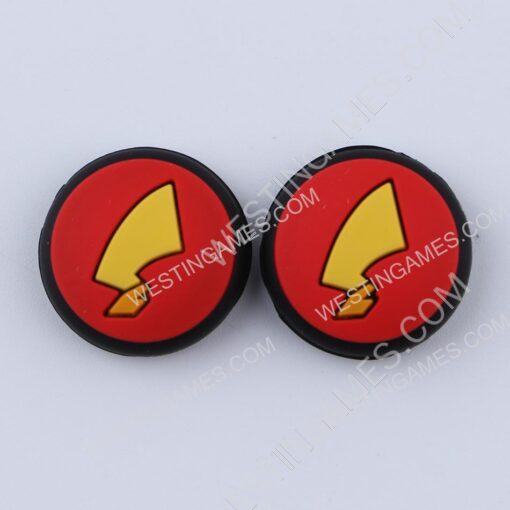 New Pokemon Thumb Grips Analog Caps Silicone Rubber For NS switch Joy-con - Picachu Tail Red