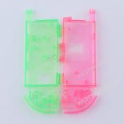 Left and Right Housing Cover Case Set for switch Joy-con Clear Green and Pink 06