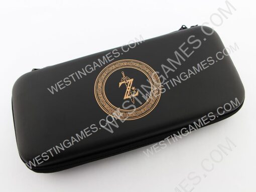 Black eva Hard Carrying Case Travel Pouch for Nintendo NS switch lite - ZELDA Breath of the Wild - Image 2