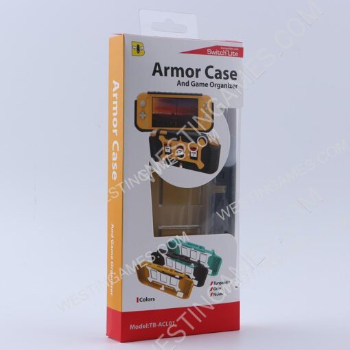 Heavy Duty Rugged Hybrid Protective Case for Switch Lite - Grey