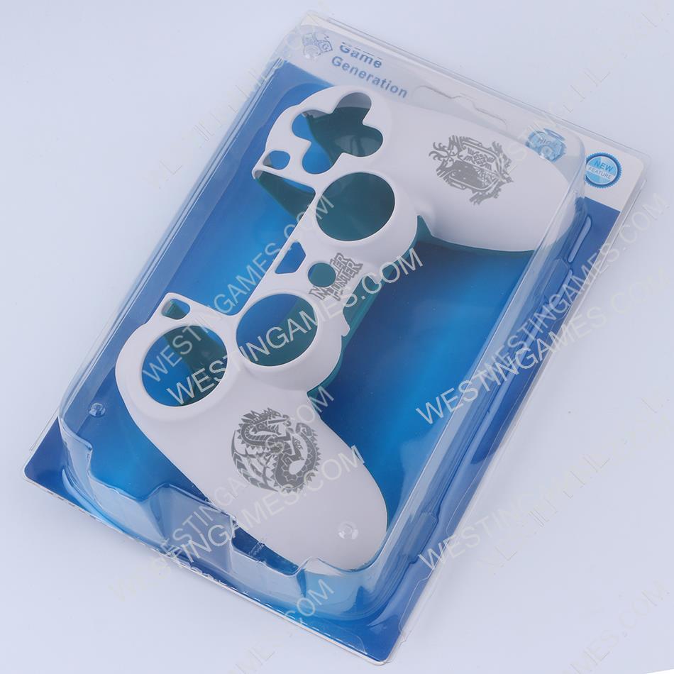 Deluxe Monster Hunter Game Theme Protecting Cover Case for PS4 Dualshock 4 Controller White