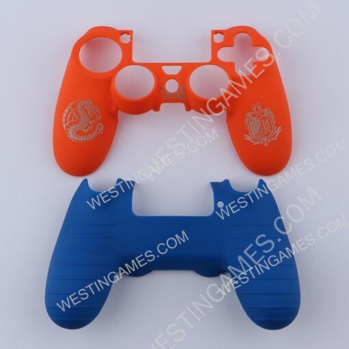 Deluxe Monster Hunter Game Theme Protecting Cover Case for PS4 Dualshock 4 Controller Orange - Image 2