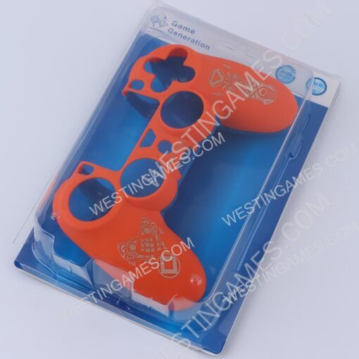 God Of War Game Theme Protecting Cover Case for ps4 Dualshock 4 Controller orange