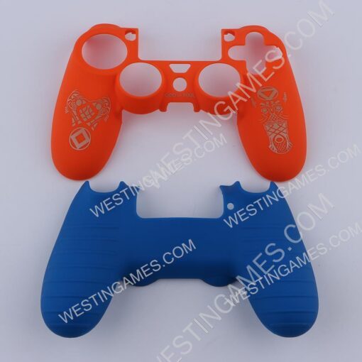 God Of War Game Theme Protecting Cover Case for ps4 Dualshock 4 Controller orange - Image 2