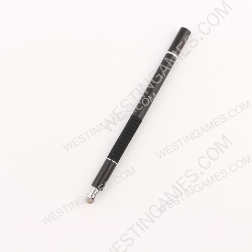 3in1 Metal Capacitive Pen Touch Screen Stylus Pen Neutral pen for switch Tablet iPad Phone Black