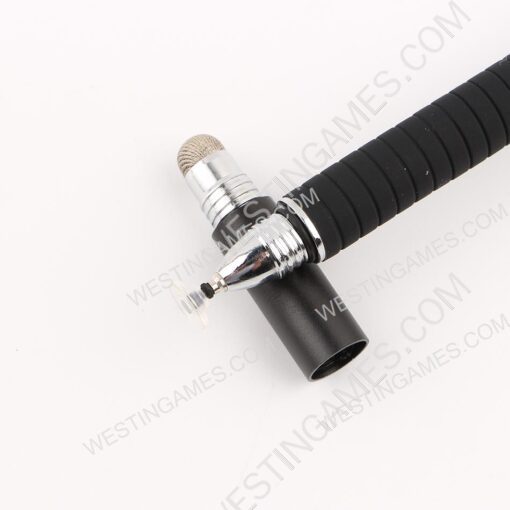 3in1 Metal Capacitive Pen Touch Screen Stylus Pen Neutral pen for switch Tablet iPad Phone Black - Image 2