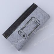 Deluxe Travel Carrying Pouch Case with clip-on strap for Switch Lite - Grey 02