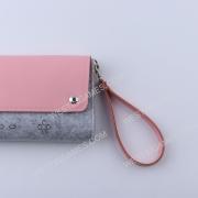 Deluxe Travel Carrying Pouch Case with clip-on strap for switch Lite - Pink 03