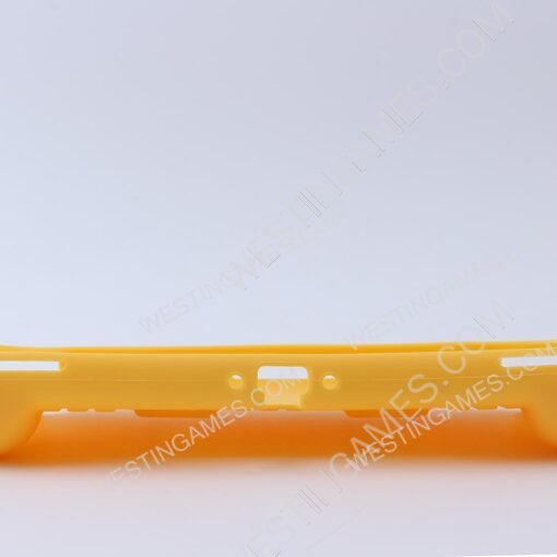 Comfortable Soft tpu Handle Grip Cover Case with 2 Card Storage for Switch lite - Yellow - Image 3
