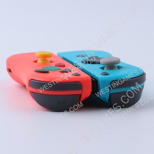 NGC Style Left and Right Wireless Joycon Controller with NFC for Switch - Red and Blue - Image 5