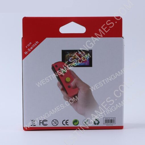 NGC Style Left and Right Wireless Joycon Controller with NFC for Switch - Red and Blue - Image 8