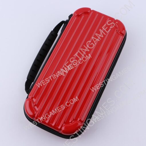 Protective Storage Hard Case Carrying Bag for Switch - Red