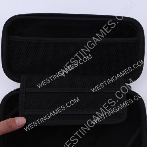 Protective Storage Hard Case Carrying Bag for Switch - Red - Image 4