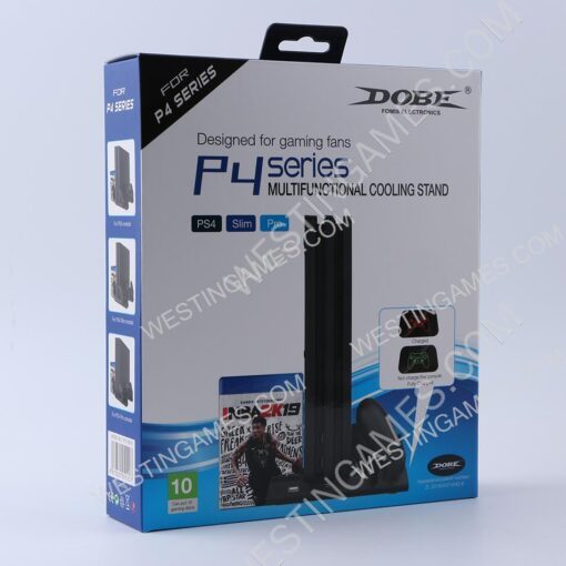New Multifunctional Cooling Stand with Discs Slot and Controller Charging Adapter for PS4/Slim/PRO