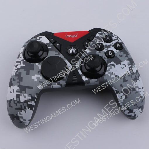 PG-SW-001 Wireless Bluetooth Gamepad Smartphone Game Controller for Switch Android PC Grey Camoufl