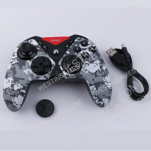 PG-SW-001 Wireless Bluetooth Gamepad Smartphone Game Controller for Switch Android PC Grey Camoufl - Image 3