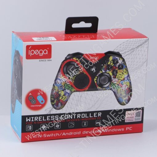 PG-SW-001 Wireless Bluetooth Gamepad Smartphone Game Controller for Switch Android PC Grey Camoufl - Image 5