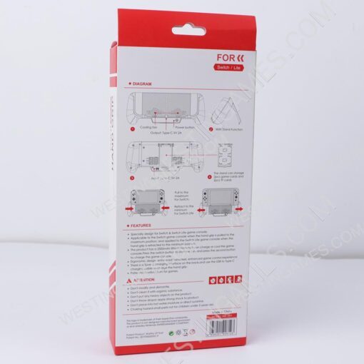 Charging and Cooling Fan Telescopic Handle Grip NS-051 for Switch and Switch lite - Image 2