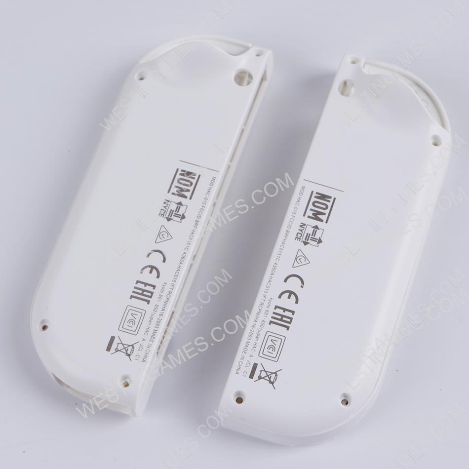 Left and Right Housing Cover Case Set for switch Joy-con White Black Mikey A - Image 2