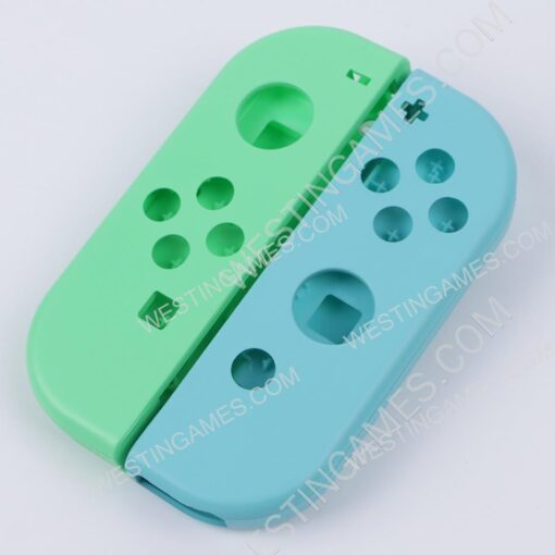 Left and Right Housing Cover Case Set for switch Joy-con light Blue and green