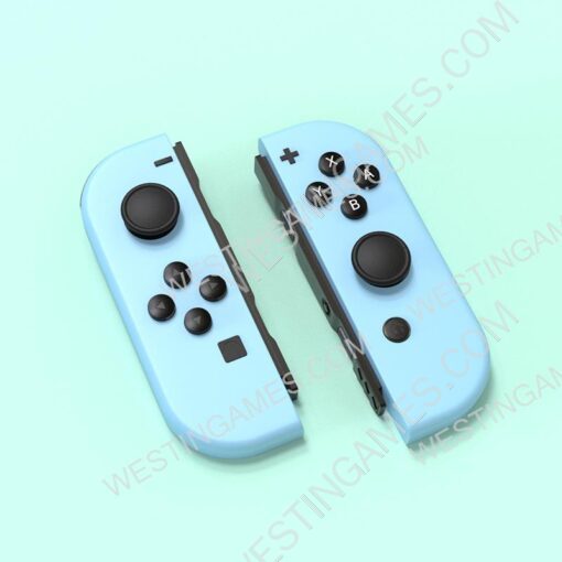 Handfeel Left and Right Housing Cover Case Set for switch Joy-con light blue