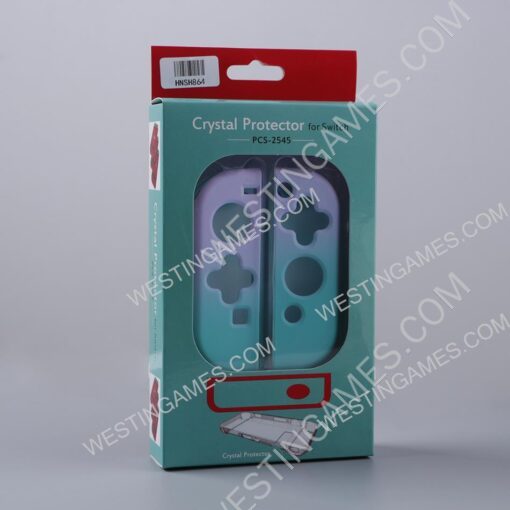 Handfeel Gradient rear Back Housing Case for Switch Console Purple-Green