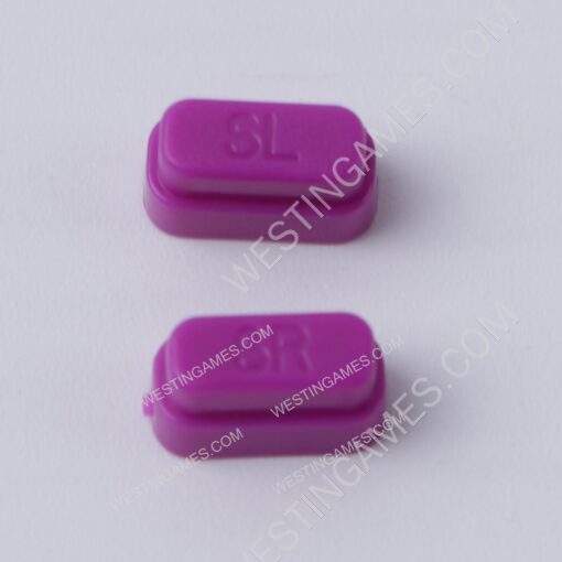 Replacmenet SL SR Plastic Button Set for Switch Joycon - Purple