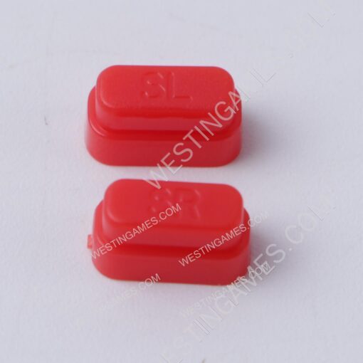 Replacmenet SL SR Plastic Button Set for Switch Joycon - Deep Red