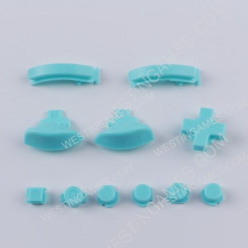 Complete ABXY and R L Key Button Accessoires for Nintendo Switch Lite - light blue