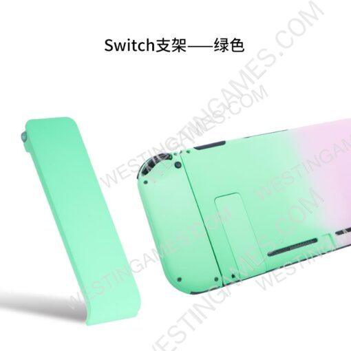 Handfeel Rear Plastic Kick Stand Assembly Replacement for NS switch green