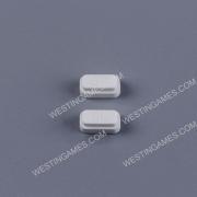 Replacmenet SL SR Plastic Button Set for Switch Joycon - White