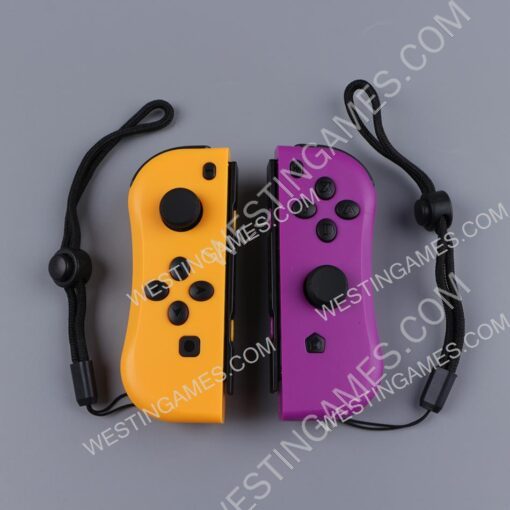 New Design Left and Right Wireless Joycon Controller for Switch Console Purple-Orange - Image 2