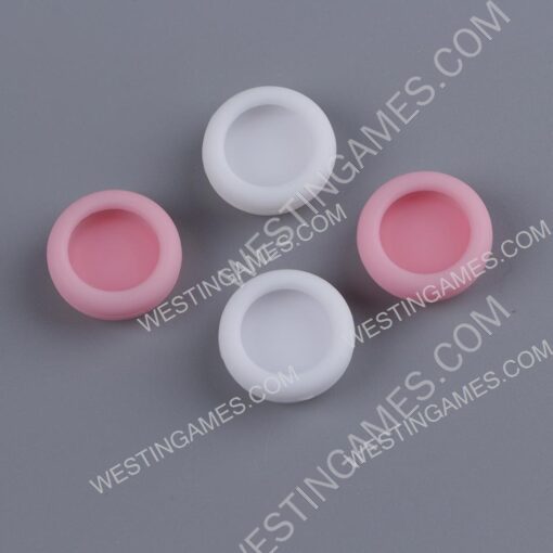 New 4in1 Thumb Grips Analog Caps Silicone Rubber For NS Switch - cherry blossom - Image 3