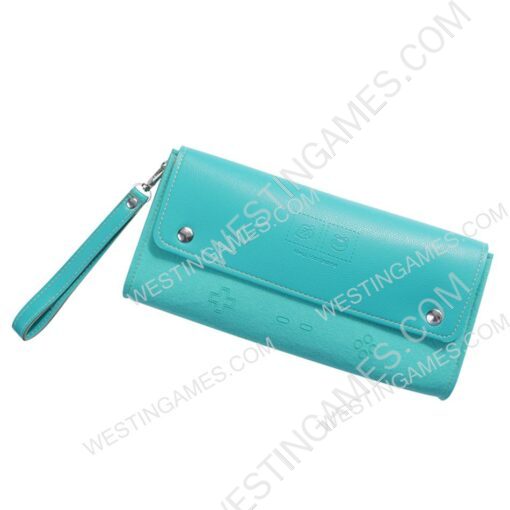 2in1 Deluxe Upgrade Travel Carrying Pouch Case with clip-on strap for switch - Animal Crossing - Image 2