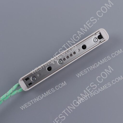 Strap Joycon Hand Wrist Lanyard Colorful Wristband for Switch - White with Green Wired - Image 3