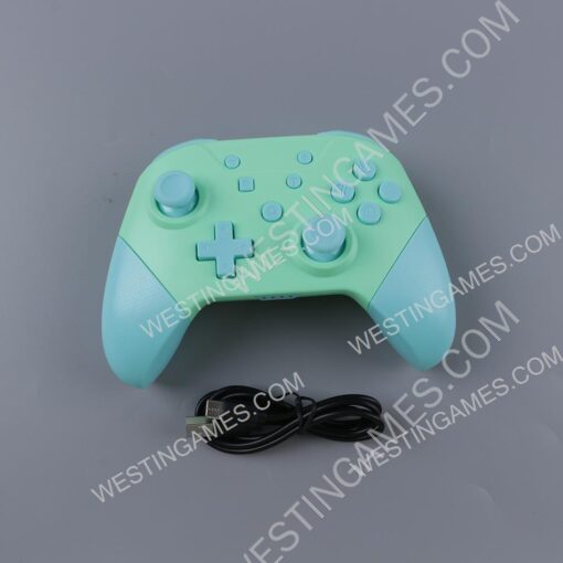 Bluetooth Wireless Handheld Controller Complete Function for Switch Green- Blue - Image 2