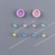 Cut Cat Paw Thumb Grips Analog Caps with lovely D-pad and ABXY Key Button For switch Colorful 03