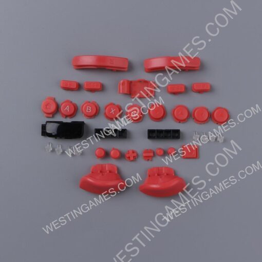Complete Key Button Accessoires for Switch L R Joycon Controller -  Coral pink