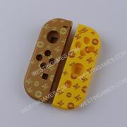 Left and Right Housing Cover Case Set for switch Joy-con Brown and Yellow Picachu