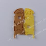 Left and Right Housing Cover Case Set for switch Joy-con Brown and Yellow Picachu 03
